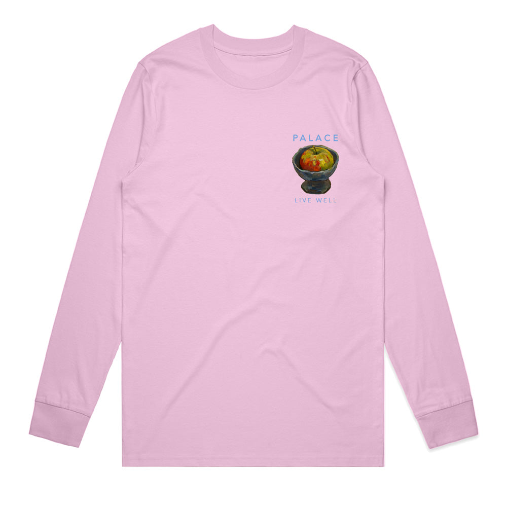*Limited Drop* Live Well Long Sleeved T-Shirt (Pink)